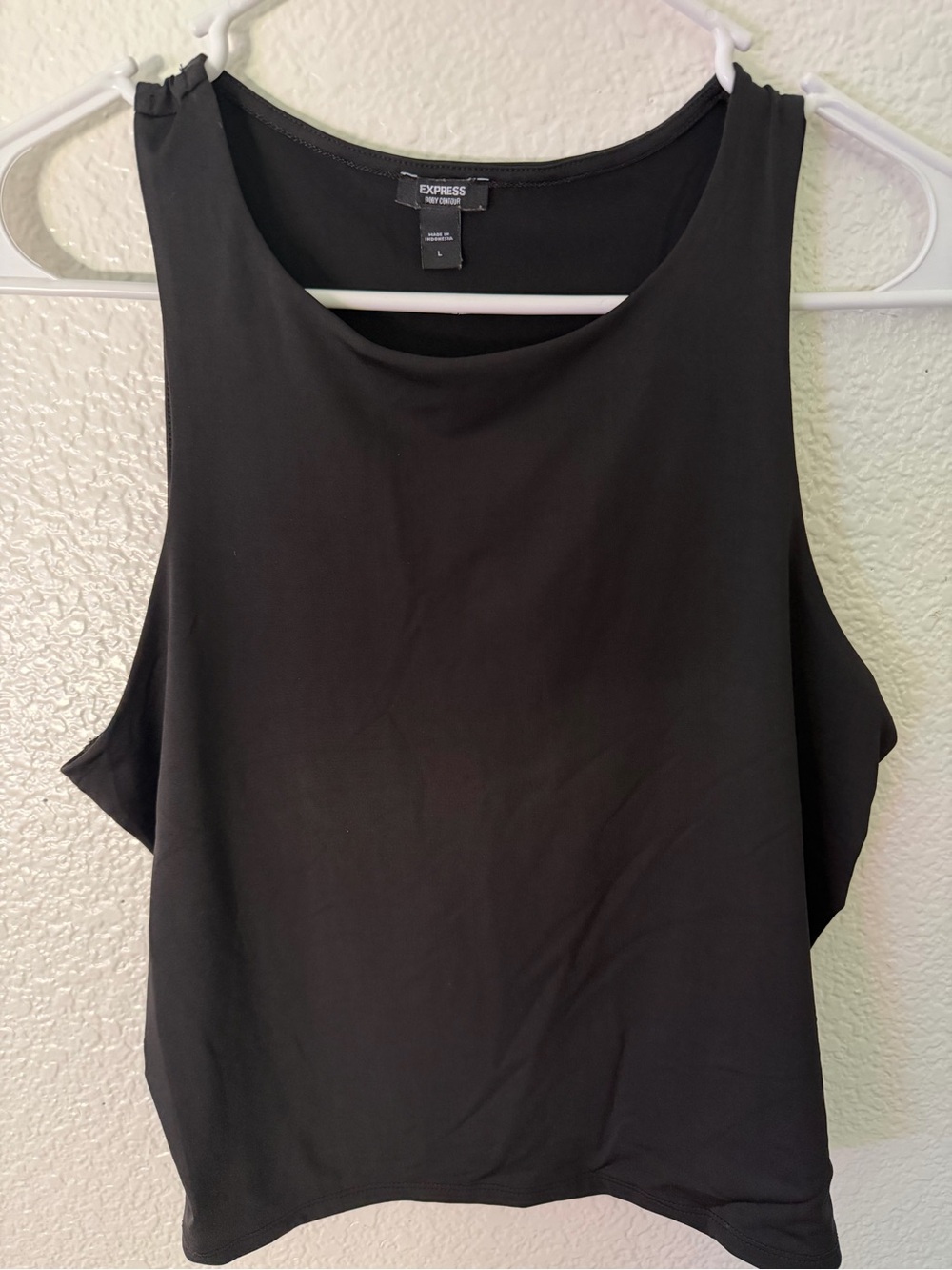 Express Black Scoop Neck Tank Top